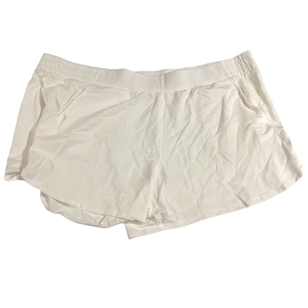 All In Motion Women's 4X White Athletic Running Shorts
